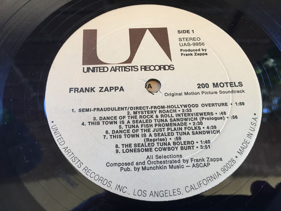 Frank Zappa ‎- 200 Motels - United Artists Records ‎- UAS 9956 [Photo 27]