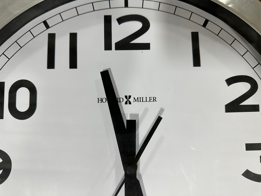 Just Added - Vintage Howard Miller Wall Clock 15.5'W [Photo 2]