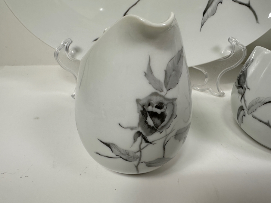 Just Added - Vintage Raymond Loewry For Continental China 'Jet Rose' China Service [Photo 11]