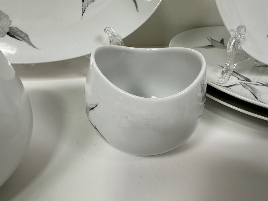 Just Added - Vintage Raymond Loewry For Continental China 'Jet Rose' China Service [Photo 9]