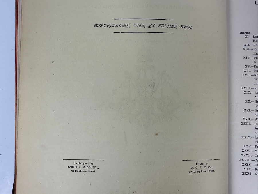 Just Added - Antique 1882 Hardcover Book A Pictorial History Of The World's Great Nations From The Earliest Dates To The Present Time By Charlotte M. Yonge Volume II Selmar Hess Publisher New York (Book Spine Is Damaged) [Photo 11]