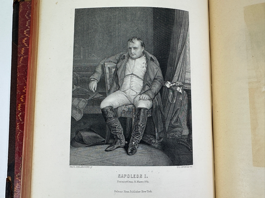 Just Added - Antique 1882 Hardcover Book A Pictorial History Of The World's Great Nations From The Earliest Dates To The Present Time By Charlotte M. Yonge Volume II Selmar Hess Publisher New York (Book Spine Is Damaged)