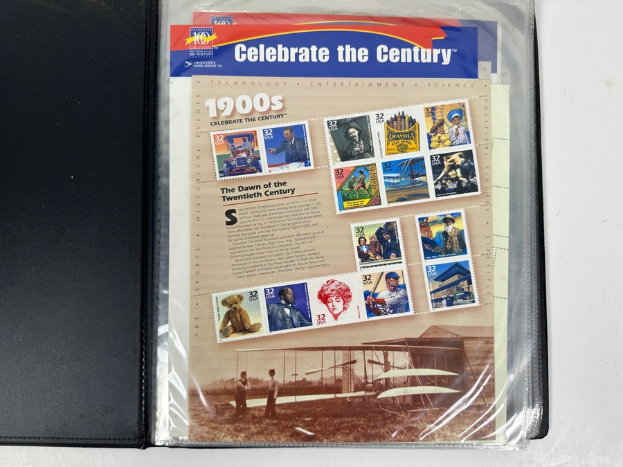 Just Added - United States Postal Service Celebrate The Century Commemorative Mint Stamp Collection From 1900-1999 [Photo 3]