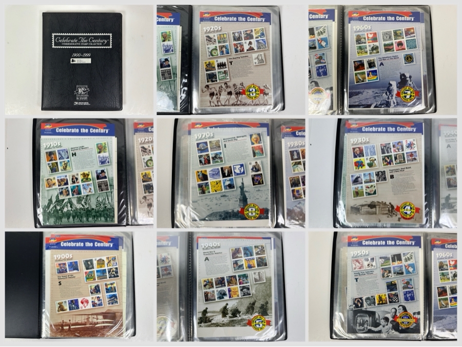 Just Added - United States Postal Service Celebrate The Century Commemorative Mint Stamp Collection From 1900-1999