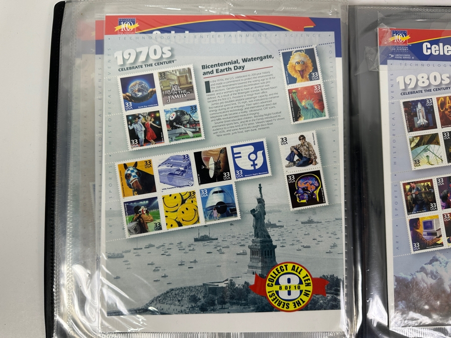 Just Added - United States Postal Service Celebrate The Century Commemorative Mint Stamp Collection From 1900-1999 [Photo 10]