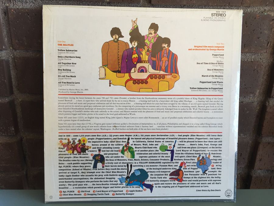 Beatles, The ‎- Yellow Submarine - Apple Records ‎- SW 153 [Photo 2]