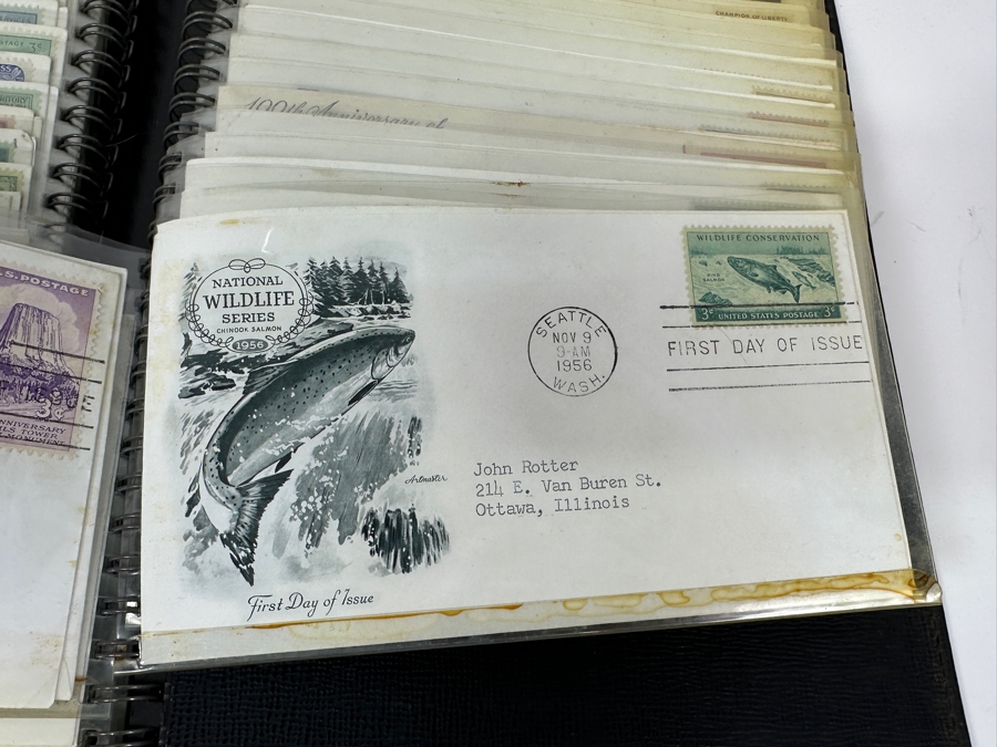 Just Added - Collection Of Mid-Century United States Postal Service First Day Covers First Day Of Issue Stamps Including Space Stamps - See Photos For Sampling [Photo 6]