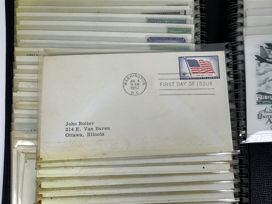 Just Added - Collection Of Mid-Century United States Postal Service First Day Covers First Day Of Issue Stamps Including Space Stamps - See Photos For Sampling [Photo 5]