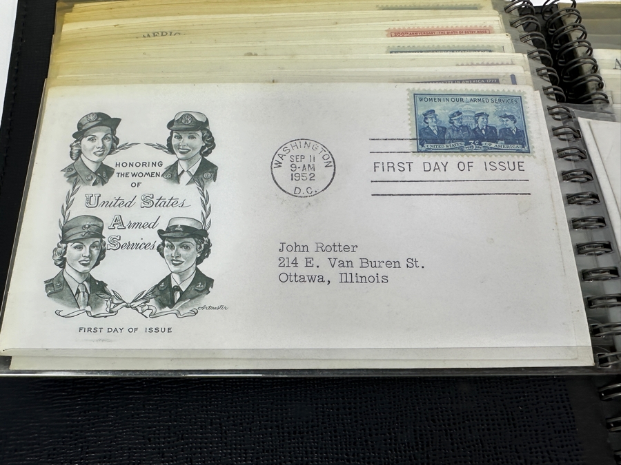 Just Added - Collection Of Mid-Century United States Postal Service First Day Covers First Day Of Issue Stamps Including Space Stamps - See Photos For Sampling [Photo 13]