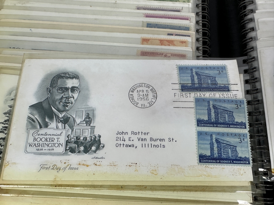 Just Added - Collection Of Mid-Century United States Postal Service First Day Covers First Day Of Issue Stamps Including Space Stamps - See Photos For Sampling [Photo 7]