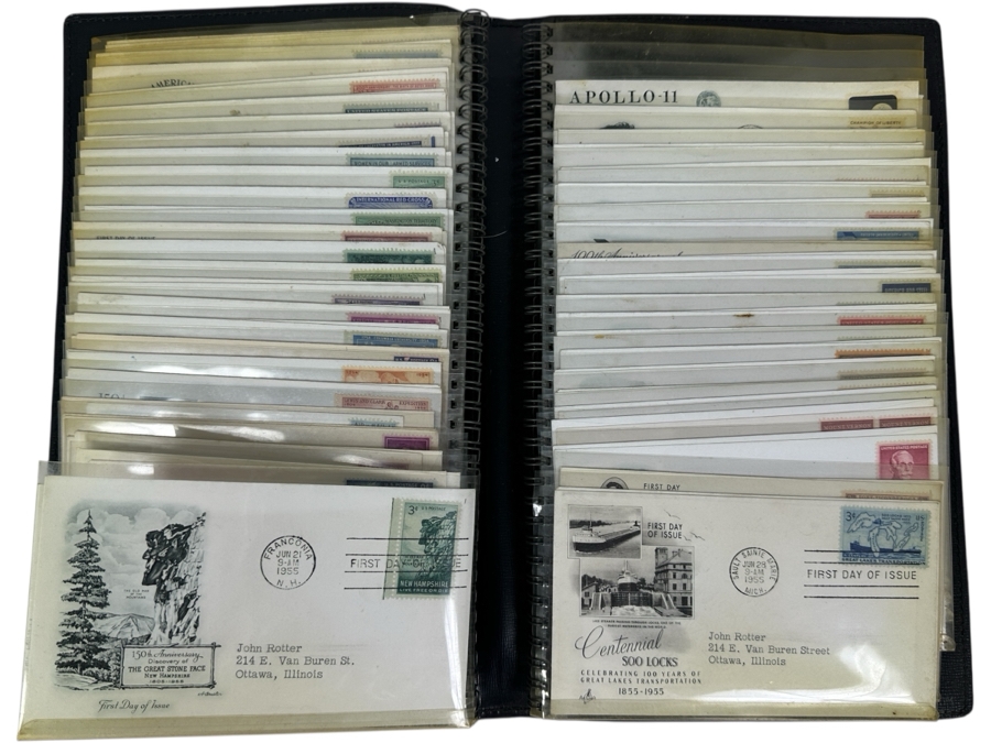 Just Added - Collection Of Mid-Century United States Postal Service First Day Covers First Day Of Issue Stamps Including Space Stamps - See Photos For Sampling