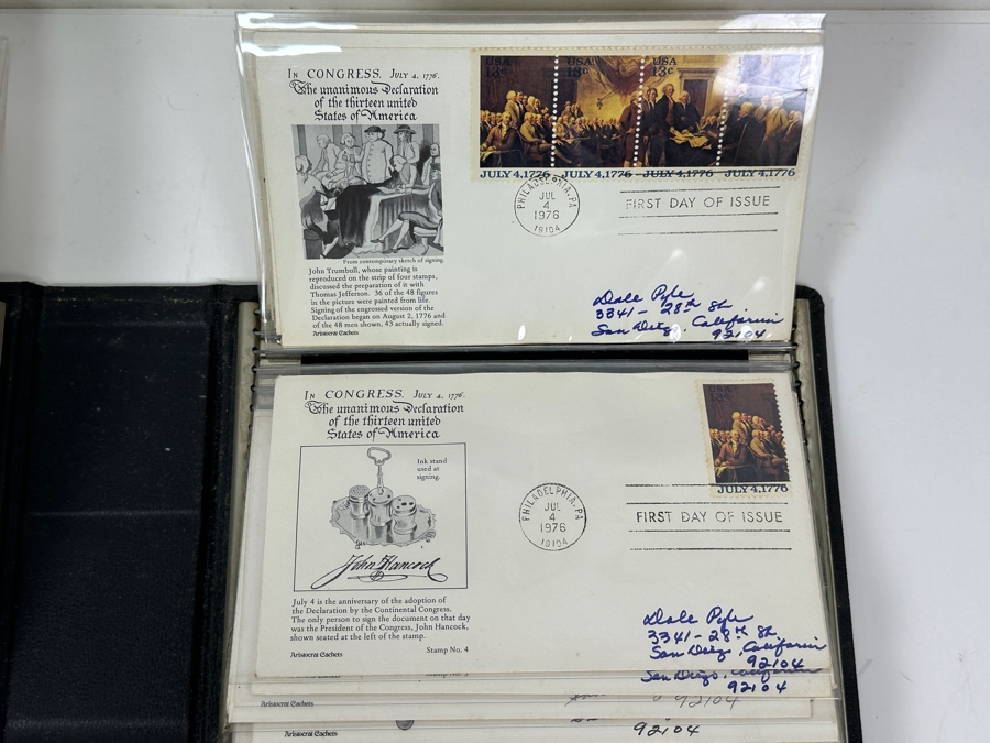 Just Added - Collection Of Mid-Century United States Postal Service First Day Covers First Day Of Issue Stamps Including Space Stamps - See Photos For Sampling [Photo 15]