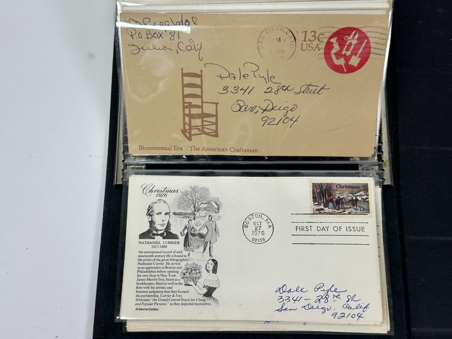 Just Added - Collection Of Mid-Century United States Postal Service First Day Covers First Day Of Issue Stamps Including Space Stamps - See Photos For Sampling [Photo 13]