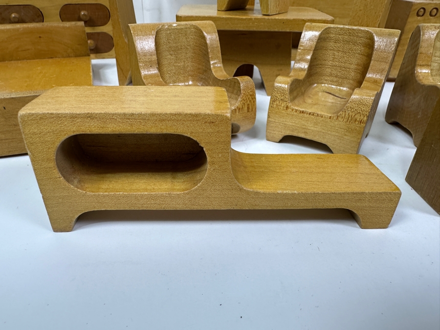 Just Added - Antonio Vitali And Kurt Naef Vintage Mid-Century Modern 'Playforms' Wooden Dollhouse Furniture By Creative Playthings [Photo 10]