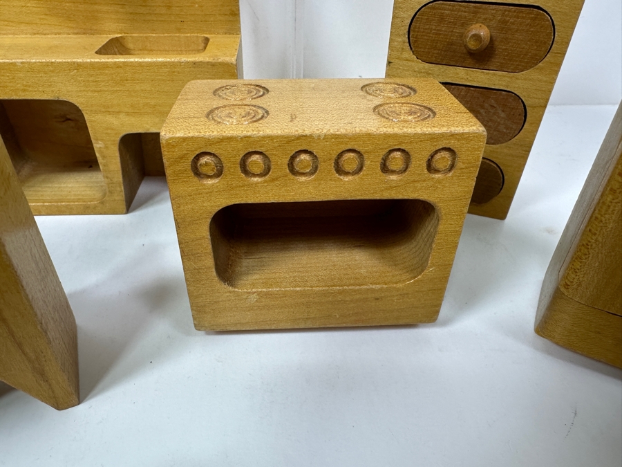 Just Added - Antonio Vitali And Kurt Naef Vintage Mid-Century Modern 'Playforms' Wooden Dollhouse Furniture By Creative Playthings [Photo 5]