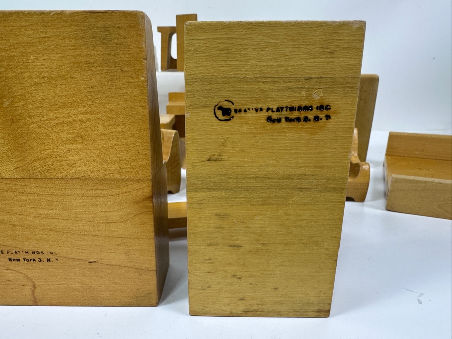 Just Added - Antonio Vitali And Kurt Naef Vintage Mid-Century Modern 'Playforms' Wooden Dollhouse Furniture By Creative Playthings [Photo 20]