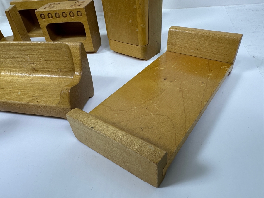 Just Added - Antonio Vitali And Kurt Naef Vintage Mid-Century Modern 'Playforms' Wooden Dollhouse Furniture By Creative Playthings [Photo 13]