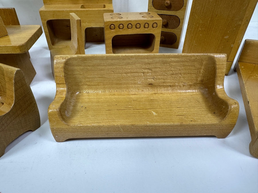 Just Added - Antonio Vitali And Kurt Naef Vintage Mid-Century Modern 'Playforms' Wooden Dollhouse Furniture By Creative Playthings [Photo 12]