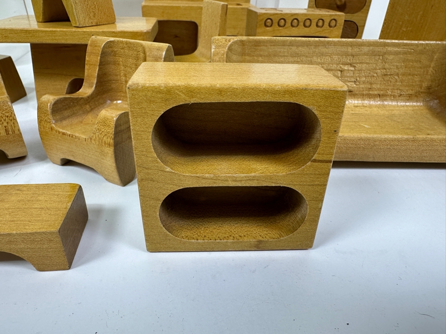 Just Added - Antonio Vitali And Kurt Naef Vintage Mid-Century Modern 'Playforms' Wooden Dollhouse Furniture By Creative Playthings [Photo 11]