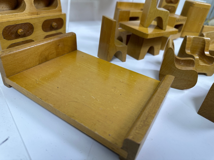 Just Added - Antonio Vitali And Kurt Naef Vintage Mid-Century Modern 'Playforms' Wooden Dollhouse Furniture By Creative Playthings [Photo 14]