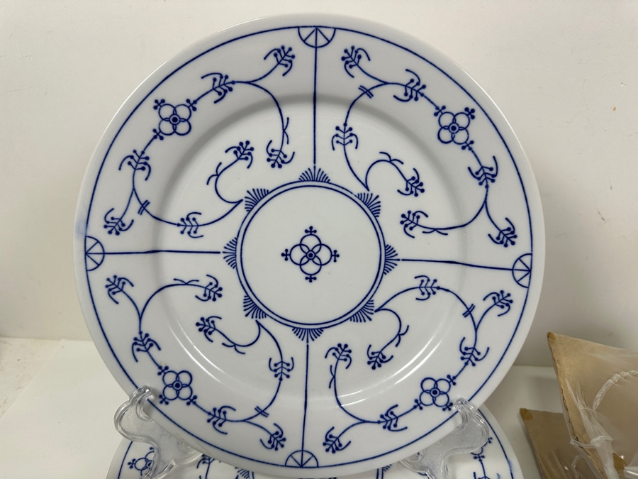 Just Added - Jager Eisenberg Original Blau Saks China Dinnerware From The German Democratic Republic (GDR) East Germany (Some Pieces Still Factory Sealed) [Photo 2]