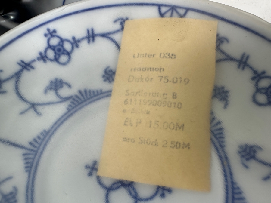 Just Added - Jager Eisenberg Original Blau Saks China Dinnerware From The German Democratic Republic (GDR) East Germany (Some Pieces Still Factory Sealed) [Photo 5]