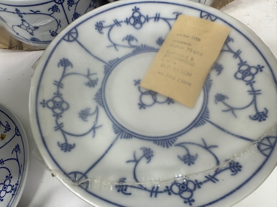 Just Added - Jager Eisenberg Original Blau Saks China Dinnerware From The German Democratic Republic (GDR) East Germany (Some Pieces Still Factory Sealed) [Photo 4]