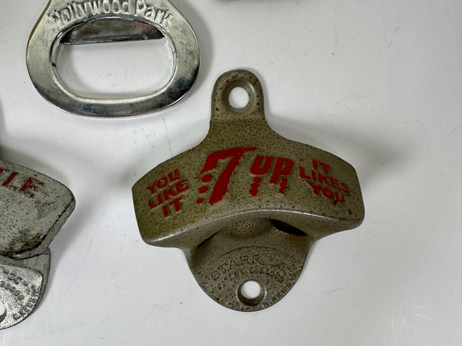 Just Added - Collection Of (18) Vintage Advertising Bottle Openers Including 7-up, Hollywood Park Horse Racetrack, Bang & Olufsen (B&O) & More - See Photos [Photo 3]