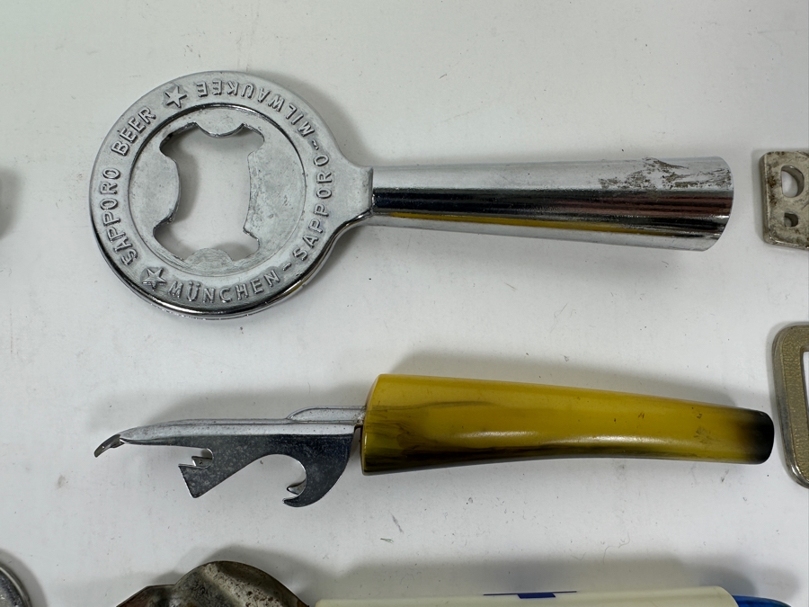 Just Added - Collection Of (18) Vintage Advertising Bottle Openers Including 7-up, Hollywood Park Horse Racetrack, Bang & Olufsen (B&O) & More - See Photos [Photo 12]