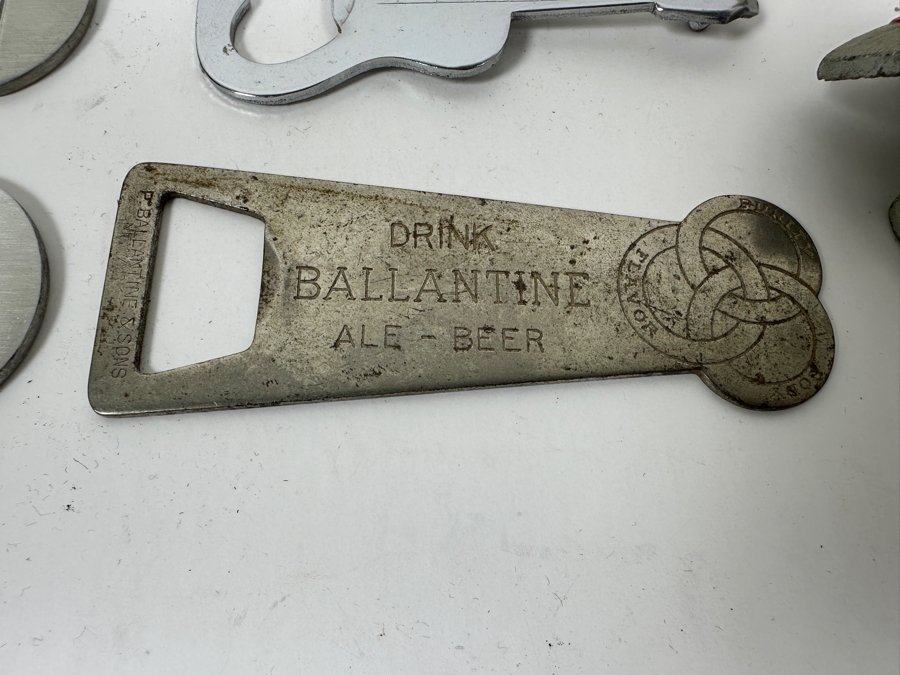 Just Added - Collection Of (18) Vintage Advertising Bottle Openers Including 7-up, Hollywood Park Horse Racetrack, Bang & Olufsen (B&O) & More - See Photos [Photo 4]