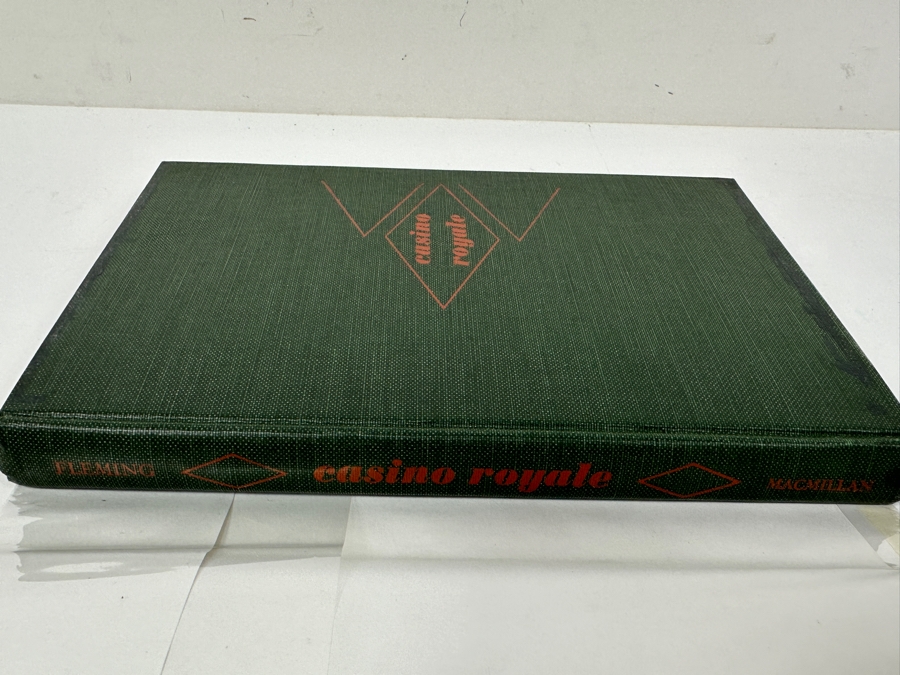 Just Added - Rare First American Printing 1954 Hardcover Book With The Original Dust Jacket Of Casino Royale By Ian Fleming First James Bond 007 Book Published By The Macmillan Company Estimate $1,500-$2,500 [Photo 10]