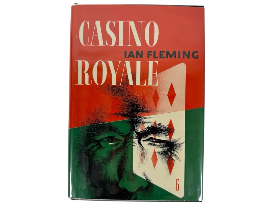 Just Added - Rare First American Printing 1954 Hardcover Book With The Original Dust Jacket Of Casino Royale By Ian Fleming First James Bond 007 Book Published By The Macmillan Company Estimate $1,500-$2,500