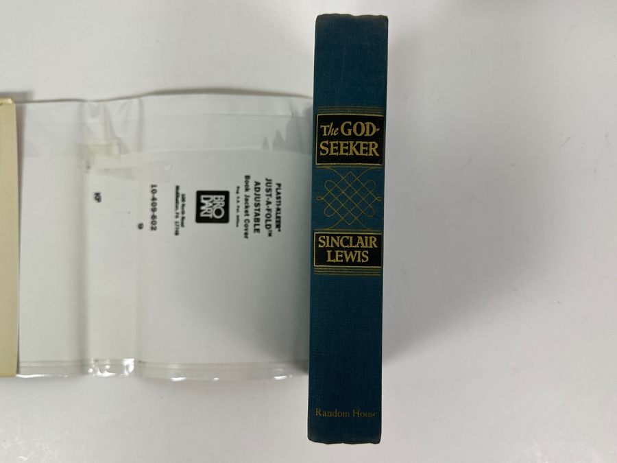 Just Added - First Printing 1949 Hardcover Book With The Original Dust Jacket Of The God-Seeker By Sinclair Lewis Book Published By Random House New York Estimate $25-$90 [Photo 9]