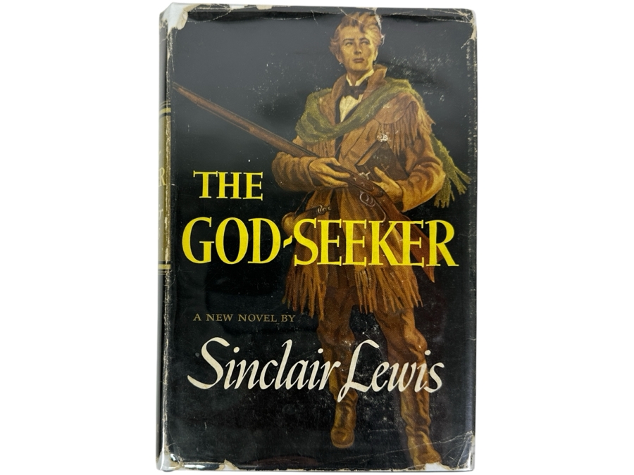 Just Added - First Printing 1949 Hardcover Book With The Original Dust Jacket Of The God-Seeker By Sinclair Lewis Book Published By Random House New York Estimate $25-$90