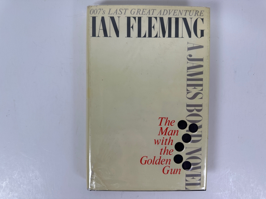 Just Added - First American Printing 1956 Hardcover Book With Original Dust Jacket Of The Man With The Golden Gun By Ian Fleming Final Novel By Fleming Published Posthumously A Year After His Death By The New American Library New York Estimate $200-$300 [Photo 2]