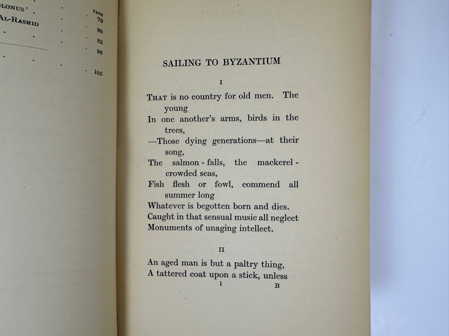 Just Added - Rare First Printing 1928 Hardcover Book Of The Tower By W. B. Yeats Considered His Greatest Collection Of Poetry Published By Macmillan And Co., Limited London 1928 Estimate $1,100-$1,500 [Photo 7]