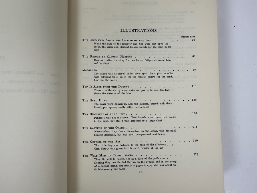 Just Added - First Illustrated Edition 1920 Hardcover Book Of The Mysterious Island By Jules Verne Pictures By N. C. Wyeth Published By Scribner's Sons New York Estimate $30-$100 [Photo 6]