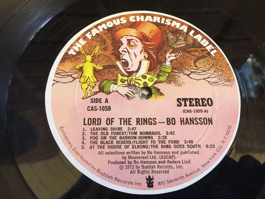 Bo Hansson ‎- Music Inspired By Lord Of The Rings - Charisma ‎- CAS 1059 [Photo 9]