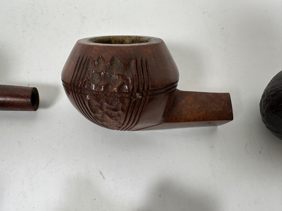 Just Added - (12) Vintage Tobacco Smoking Pipes Without Stems [Photo 12]