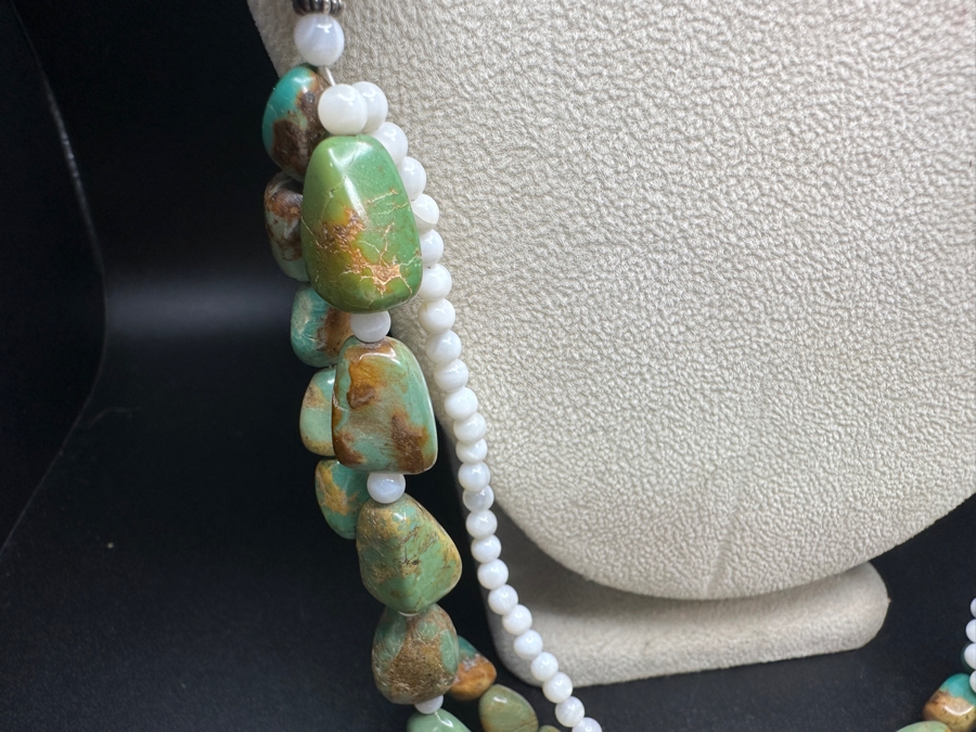 Just Added - Multi-Stone Turquoise Beaded 30' Necklace [Photo 4]