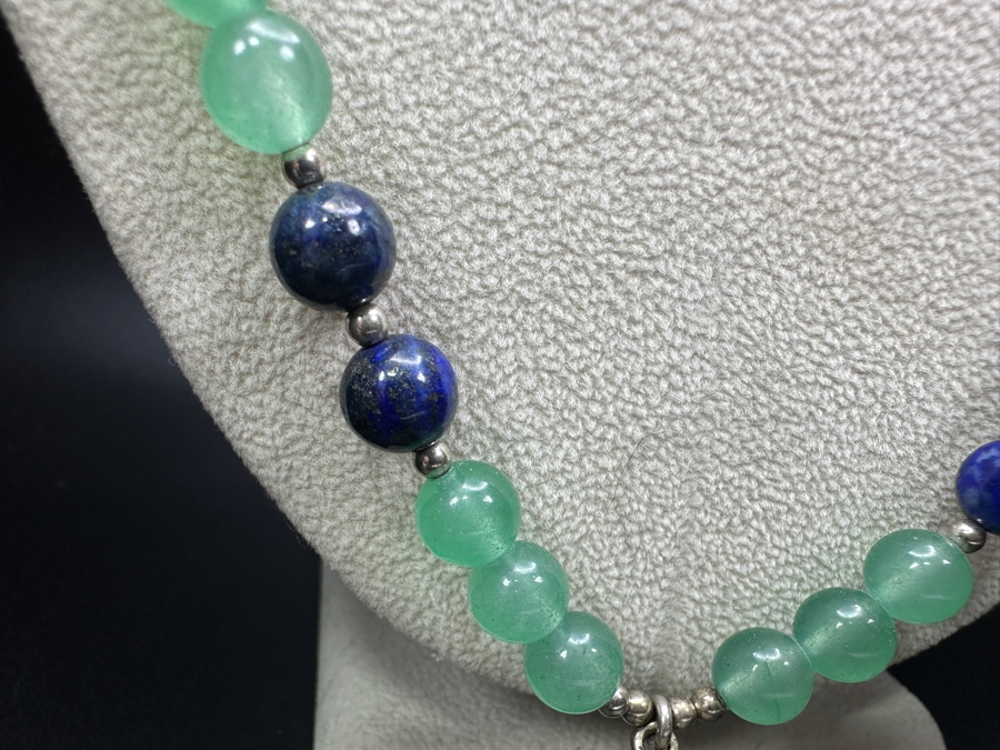 Just Added - Multi-Stone 26' Necklace With Sterling Silver Clasp [Photo 3]