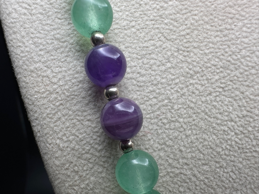 Just Added - Multi-Stone 26' Necklace With Sterling Silver Clasp [Photo 5]