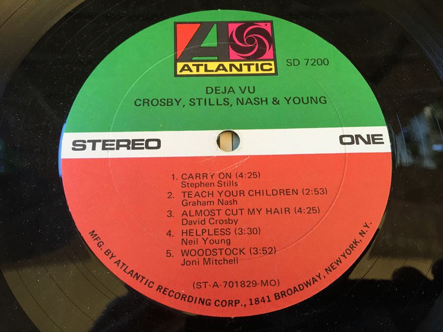 Crosby, Stills, Nash & Young ‎- Deja Vu - Atlantic ‎- SD 7200 [Photo 5]
