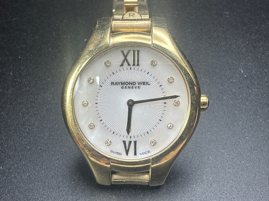 Just Added - Raymond Weil Geneve Noemia Women's Wrist Watch Water Resistant 50m With Diamond Accents Retails $1,500 [Photo 3]