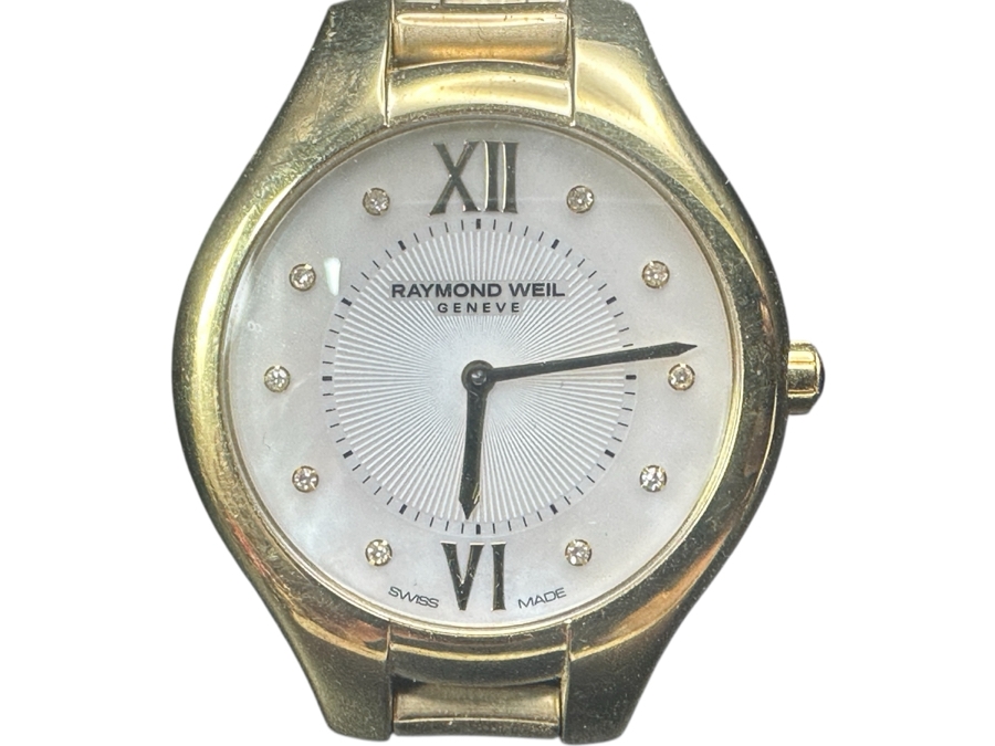 Just Added - Raymond Weil Geneve Noemia Women's Wrist Watch Water Resistant 50m With Diamond Accents Retails $1,500