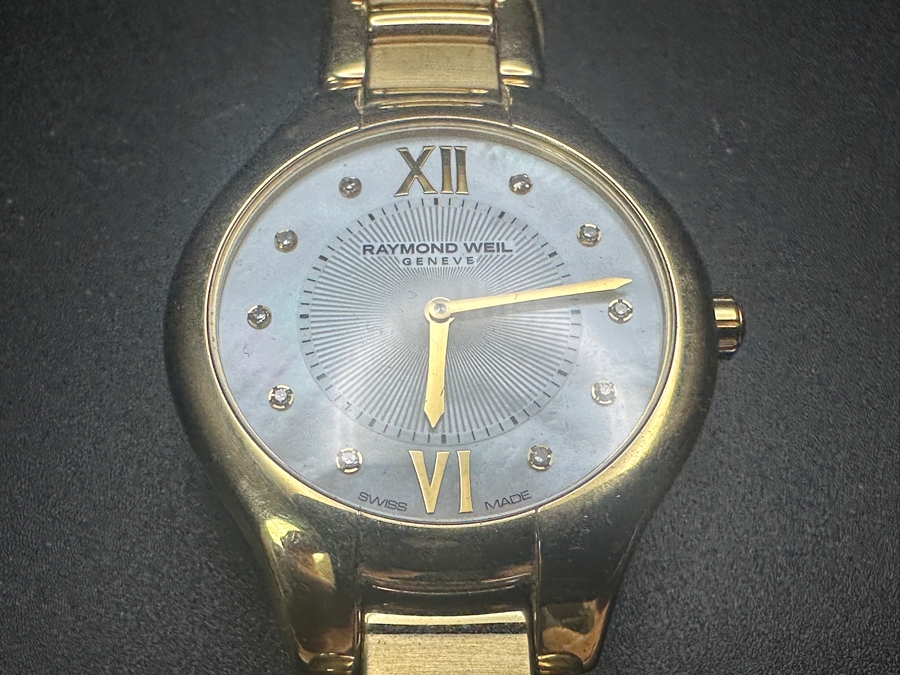 Just Added - Raymond Weil Geneve Noemia Women's Wrist Watch Water Resistant 50m With Diamond Accents Retails $1,500 [Photo 5]
