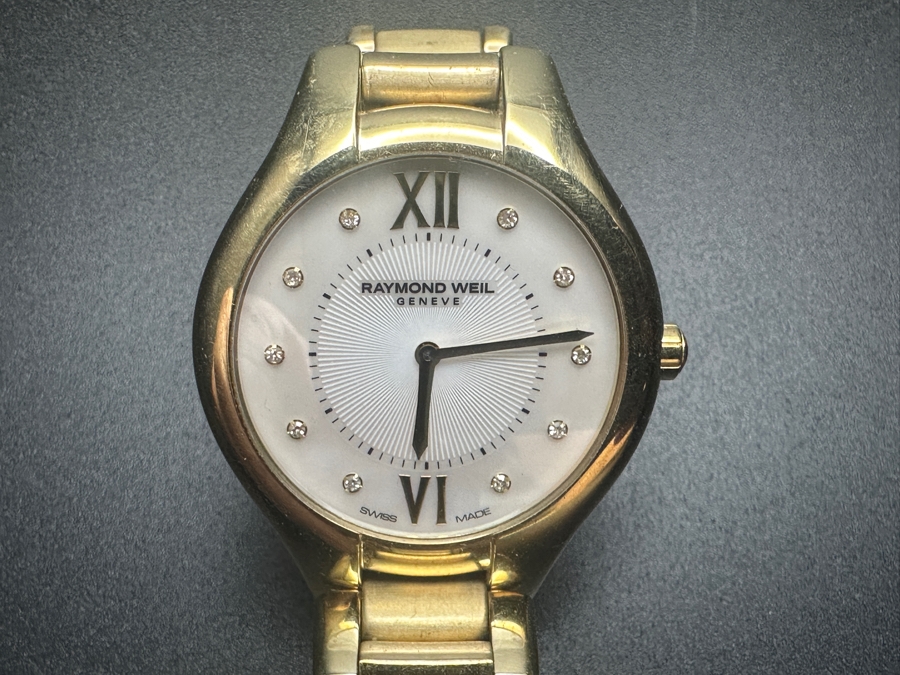 Just Added - Raymond Weil Geneve Noemia Women's Wrist Watch Water Resistant 50m With Diamond Accents Retails $1,500 [Photo 6]