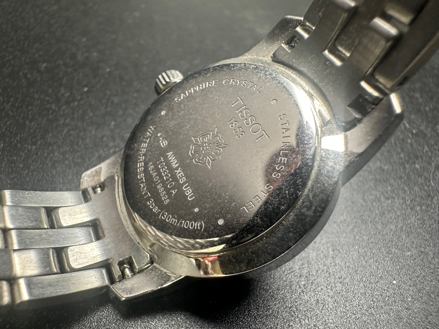 Just Added - TISSOT 1853 Classic Dream Wrist Watch With Blue Mother Of Pearl Dial Retails $350 [Photo 6]