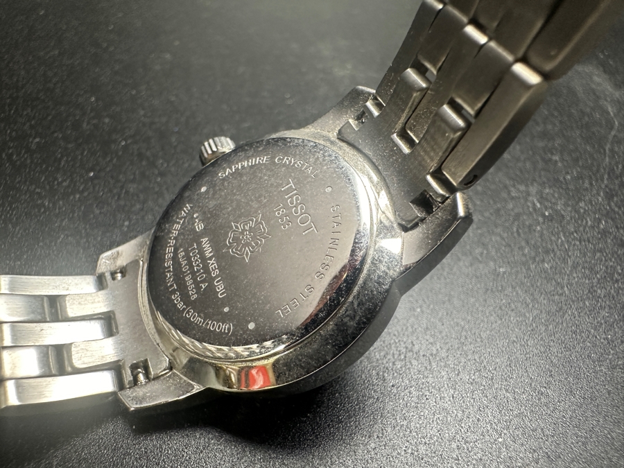 Just Added - TISSOT 1853 Classic Dream Wrist Watch With Blue Mother Of Pearl Dial Retails $350 [Photo 5]