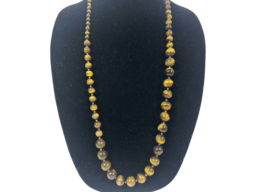 Just Added - Tiger's Eye Graduated Beaded 36' Necklace